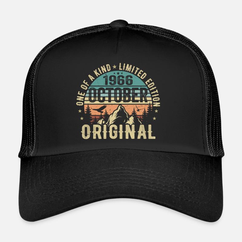 Octobre 1966 Cadeau d’anniversaire - Octobre 1966 Casquette trucker 