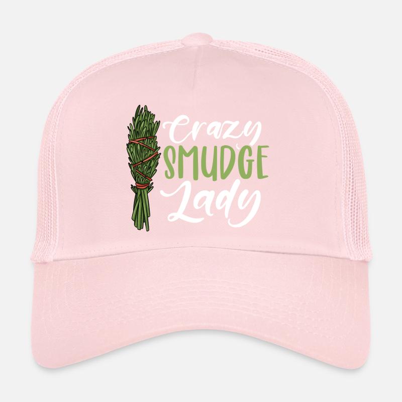 Crazy Smudge Lady Native American Smudging Ritual Trucker Cap