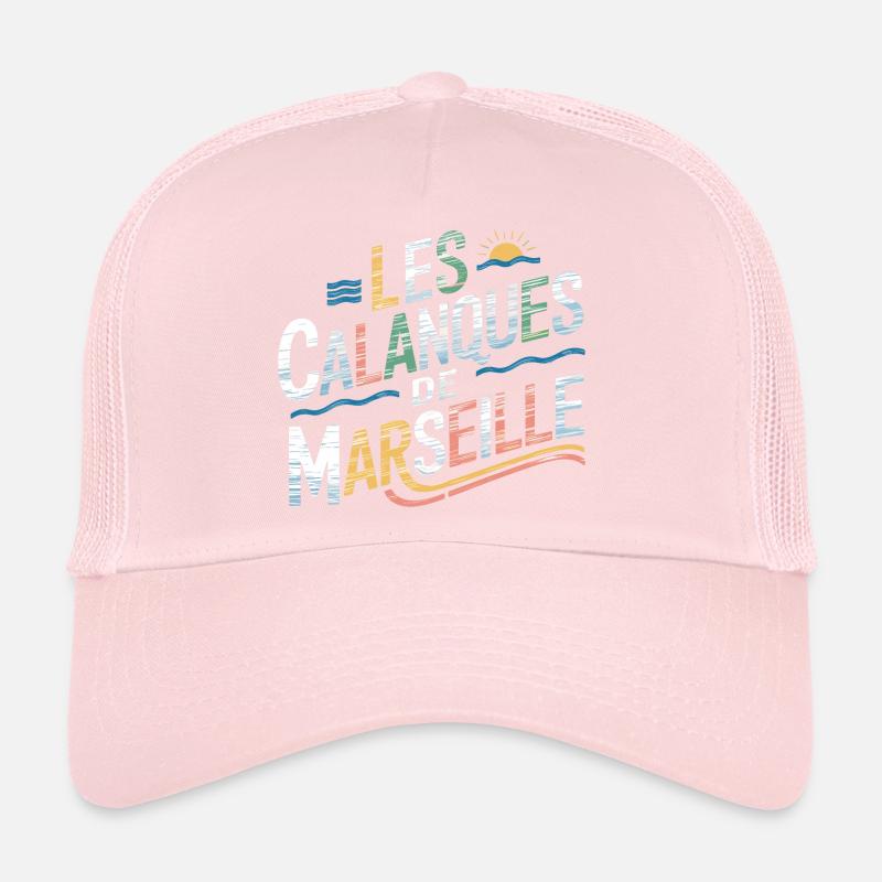 Les Calanques de Marseille Casquette trucker 