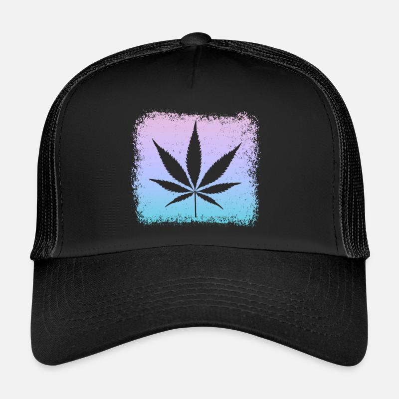 Kiffen Kiffer Weed Gras Stoner Trucker Cap