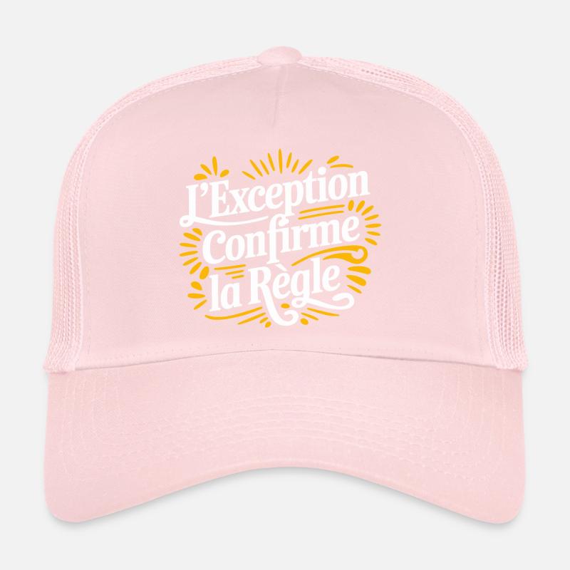 L'exception confirme la règle Casquette trucker 