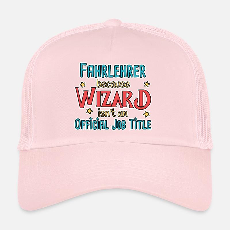 Instructeur de conduite Wizard Auto-école Casquette trucker 