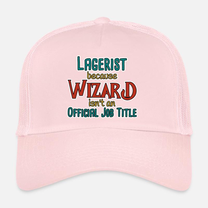Warehouse Clerk Wizard Trucker Cap
