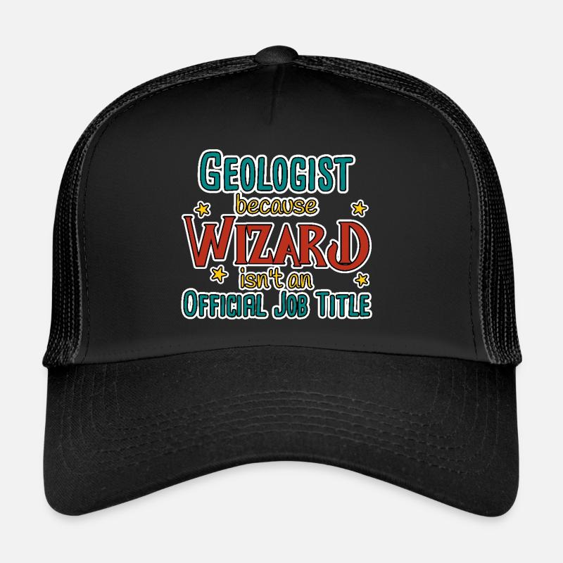Geologist Wizard Geology Trucker Cap