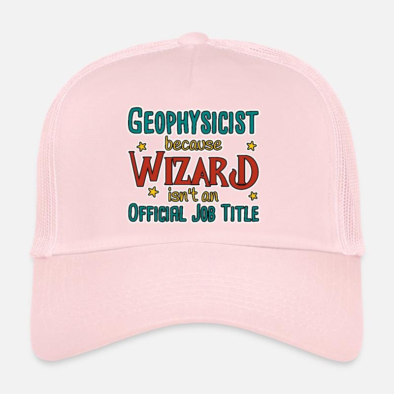 Geophysicist Wizard Geophysik Trucker Cap
