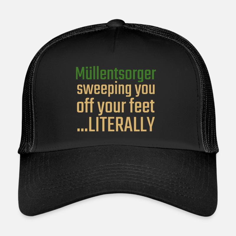 Müllentsorger Valentinstag Sweeping you Trucker Cap