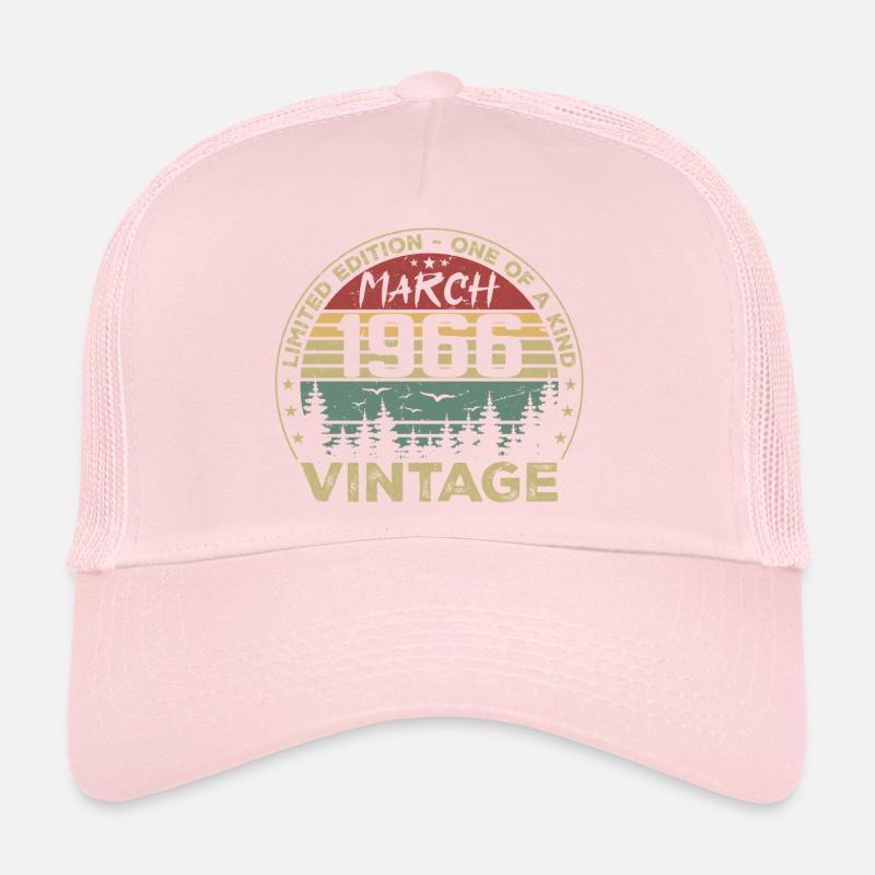 Mars 1966 - Meilleur Cadeau Anniversaire Mars 1966 Casquette trucker 