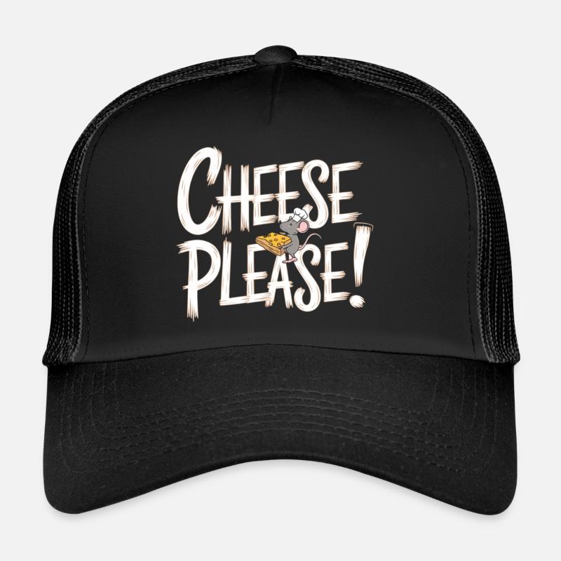Adorable Cheese Please Mouse Design Trucker Cap