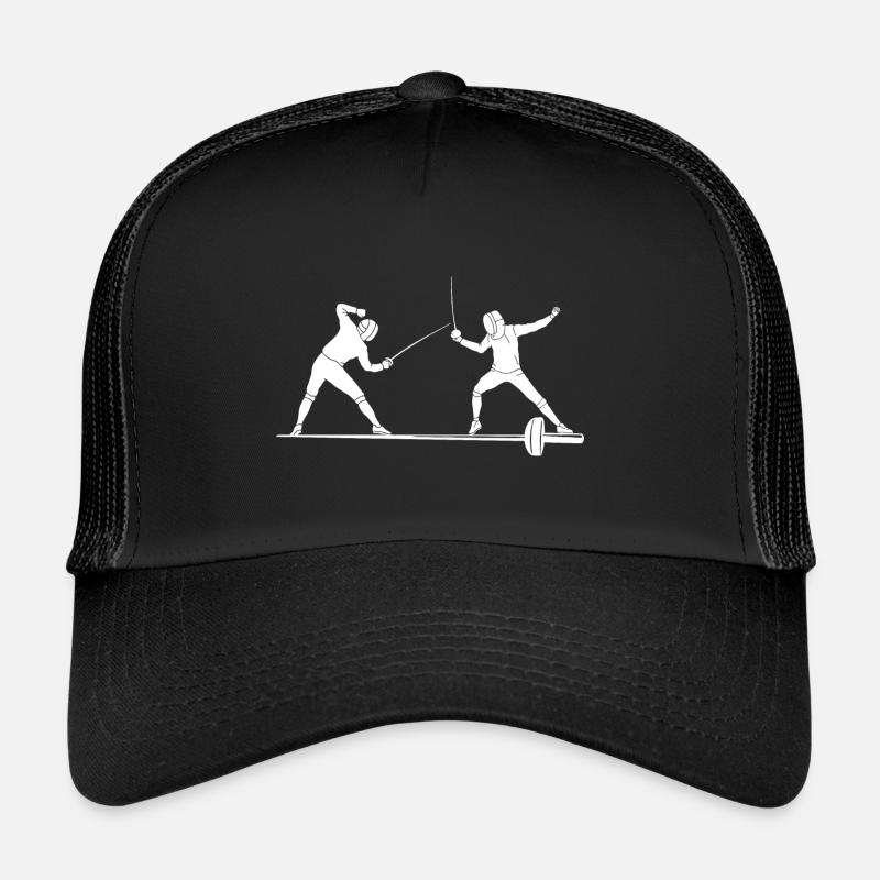 Fechten - Trucker Cap - Schwarz/Schwarz