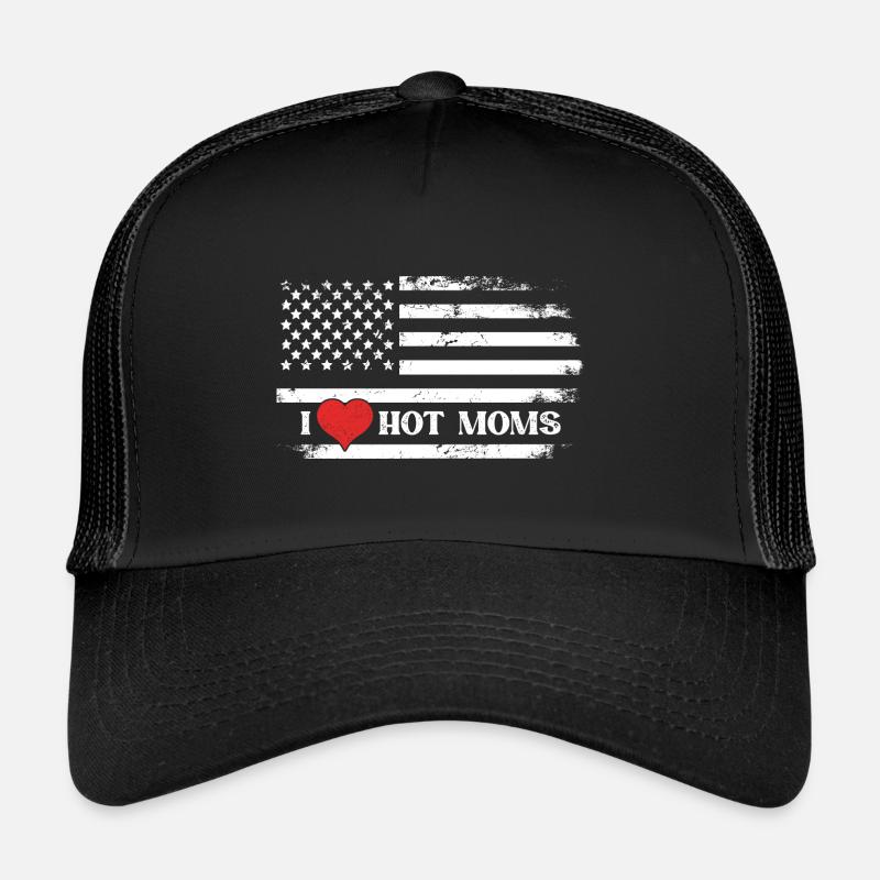 J’aime les mamans chaudes Casquette trucker 