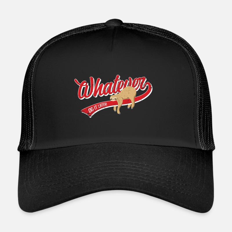 Whatever Sloth - Lustiges Faultier Prokrastination Trucker Cap