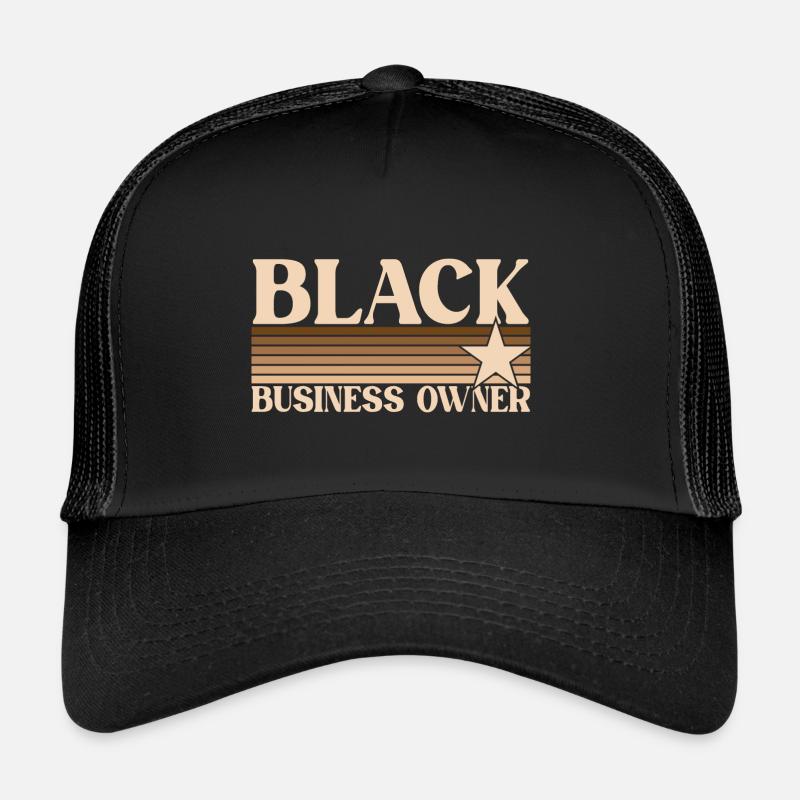 Propriétaire d’entreprise noir Casquette trucker 