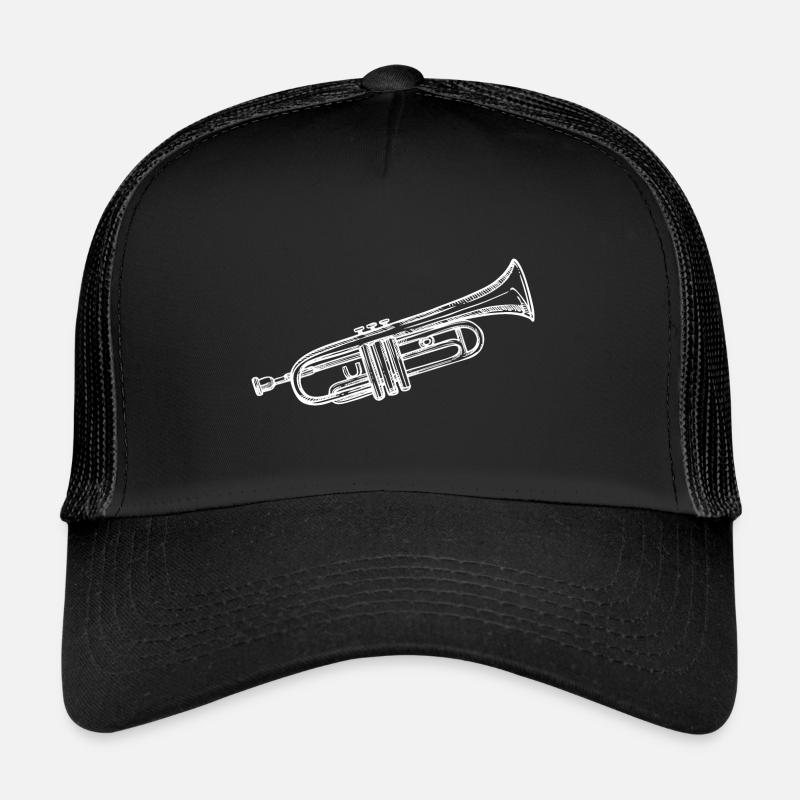 Trompette Instrument de Musique Casquette trucker 