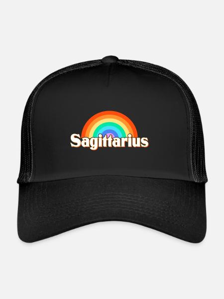 Zodiac sign Sagittarius - Trucker Cap - black/black - Front