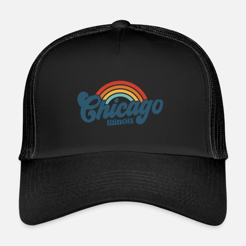 Chicago 70s Hippie Trucker Cap