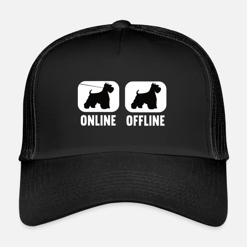 En ligne hors ligne Schnauzer Schnauzer géant Schnauzer Schnauzer Casquette trucker 