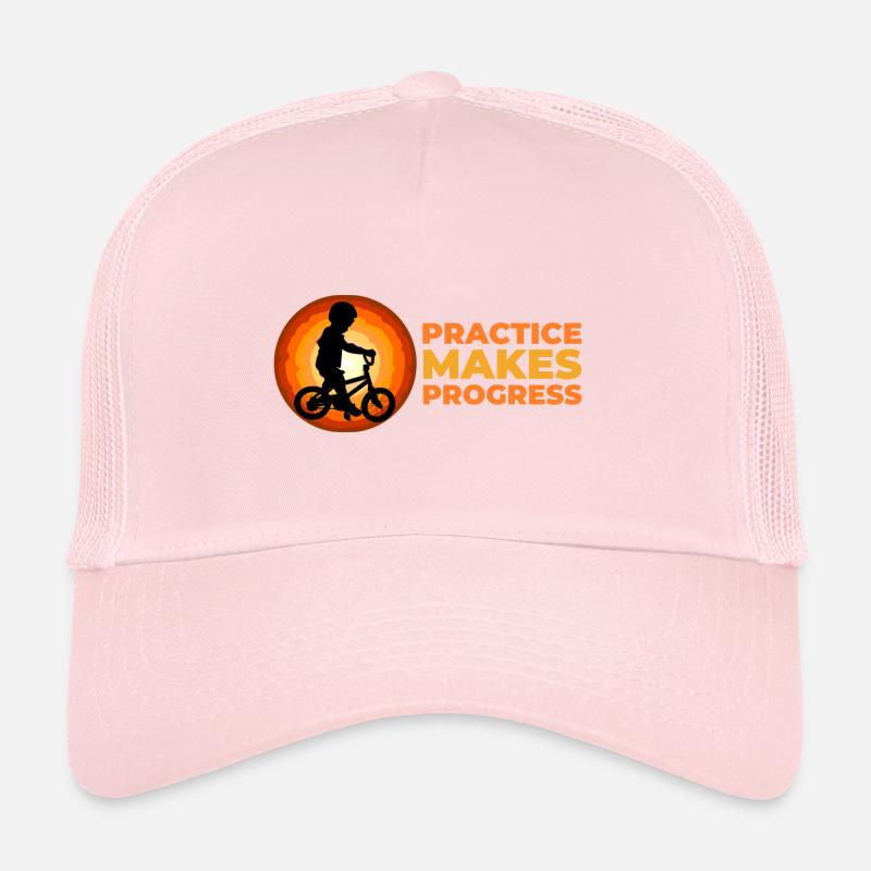 Practice makes progress Trucker Cap