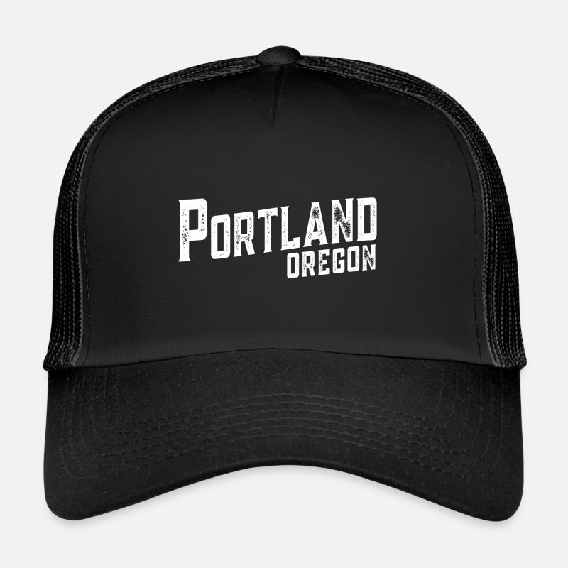 Portland - Trucker Cap - Schwarz/Schwarz
