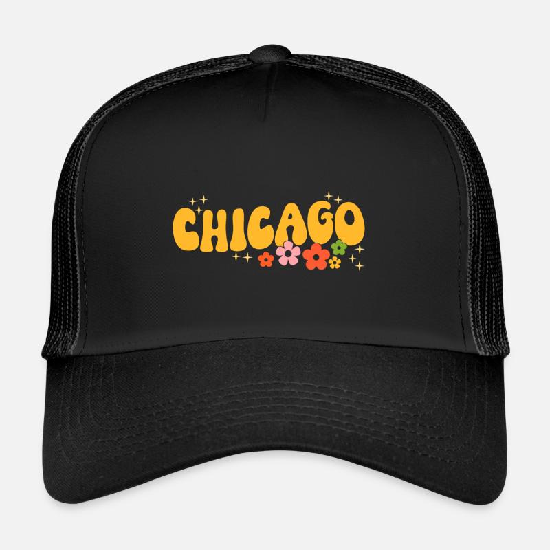 Chicago 70s Hippie Trucker Cap