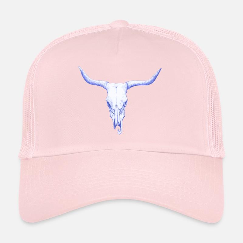 Bison Schaedel - Wild West Cowboy Rodeo Feeling Casquette trucker 