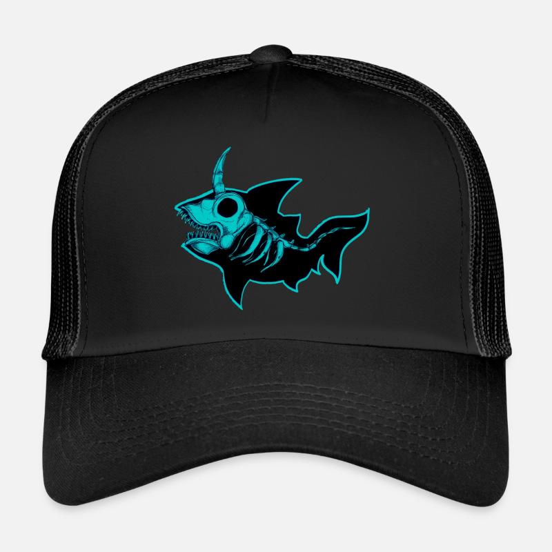 Hai - Trucker Cap - Schwarz/Schwarz