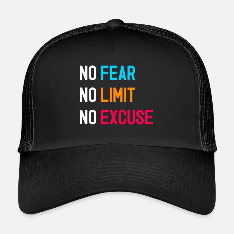 NO Limit - Trucker Cap - Schwarz/Schwarz