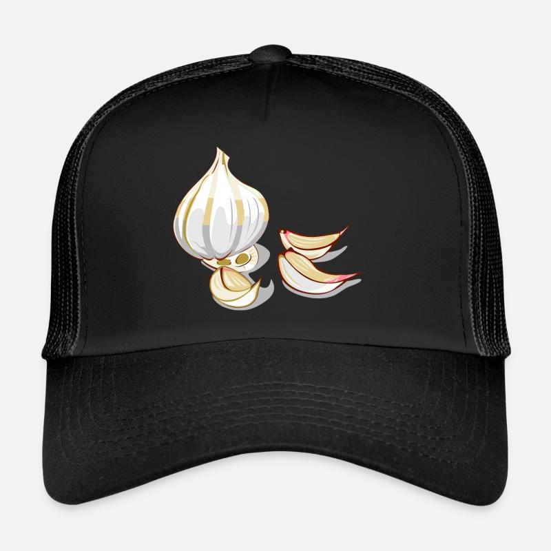 Knoblauch - Trucker Cap - Schwarz/Schwarz