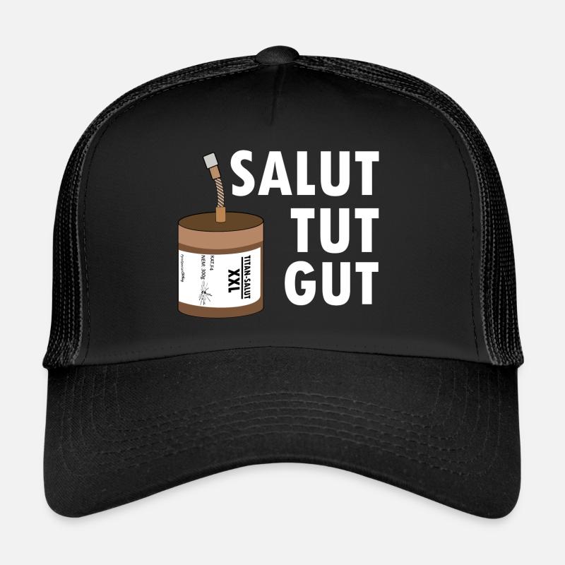Pyro salut tut gut Feuerwerk Trucker Cap