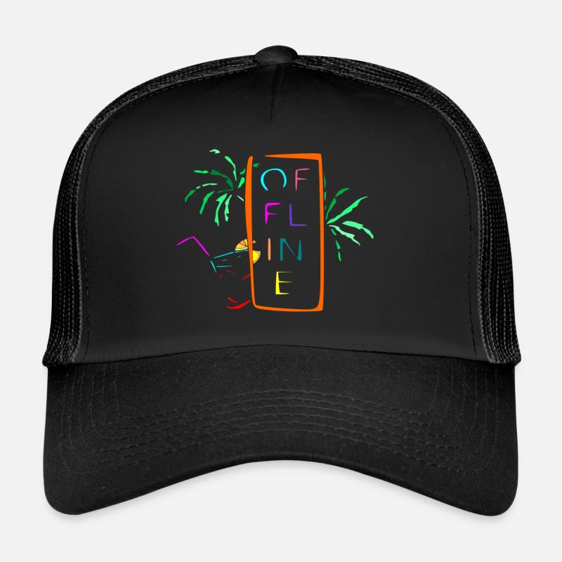 offline multicolor Trucker Cap