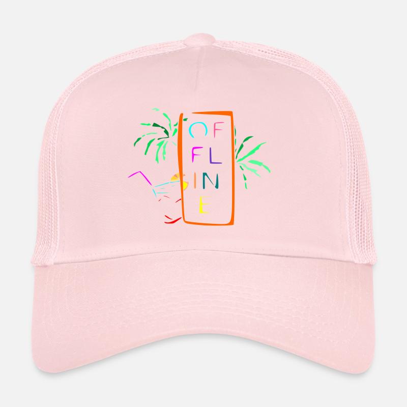 offline multicolor Trucker Cap