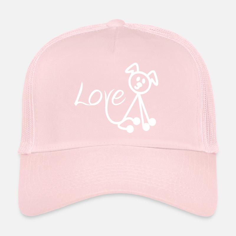 Amour des chiens Casquette trucker 