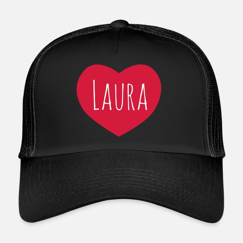 Laura mit Herz | Liebe Geschenk Trucker Cap