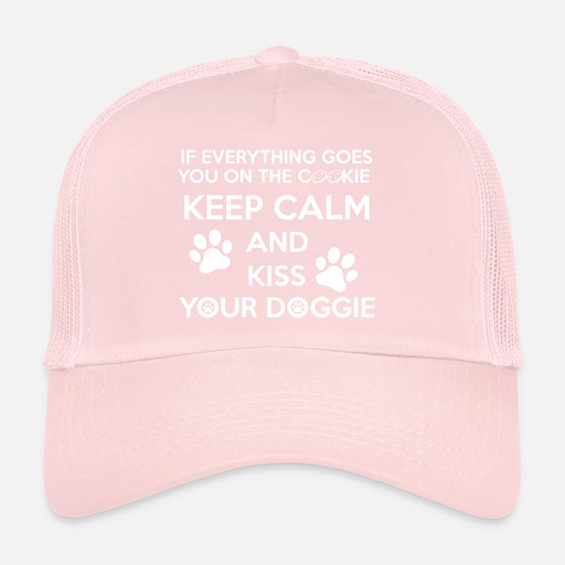 Déclaration drôle KEEP CALM pour les fans de chiens Casquette trucker 