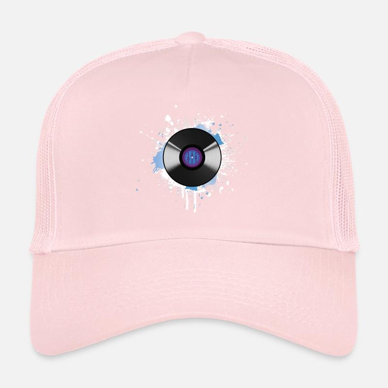 Stained vinyl record Trucker Cap