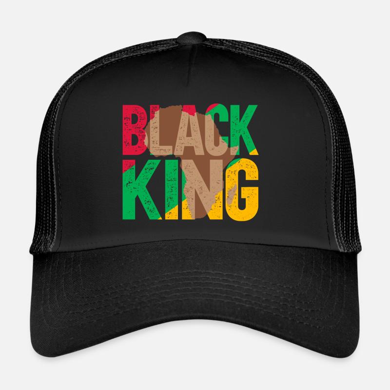 Roi Noir Casquette trucker 