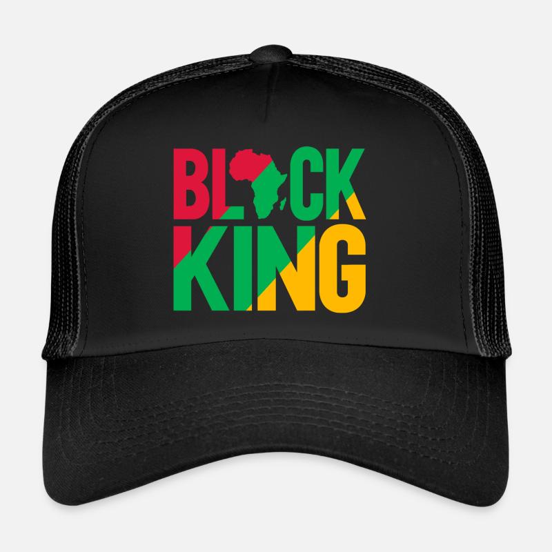 Roi Noir Casquette trucker 