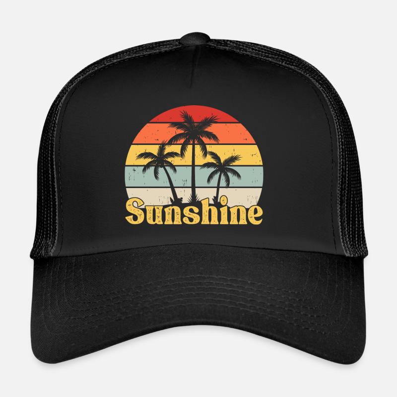 Rétro Soleil Casquette trucker 