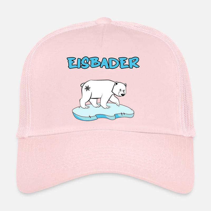 Eisbad Winterschwimmen "Eisbader Eisbär Winterbad" Trucker Cap