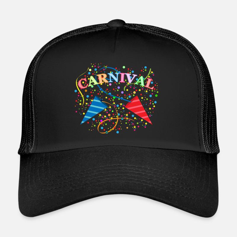 Karneval bunt Konfetti Trucker Cap