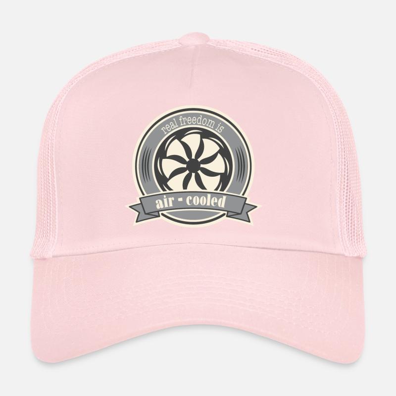 Oldtimer Air-cooled boxer engine Saying freedom Trucker Cap