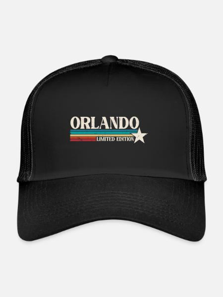 Orlando Florida - Trucker Cap - black/black - Front