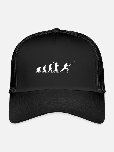 Fencing Evolution - Trucker Cap - black/black - Front