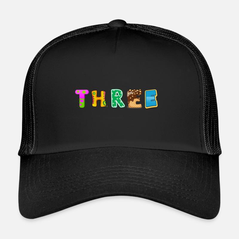 Third Birthday Boy Trucker Cap