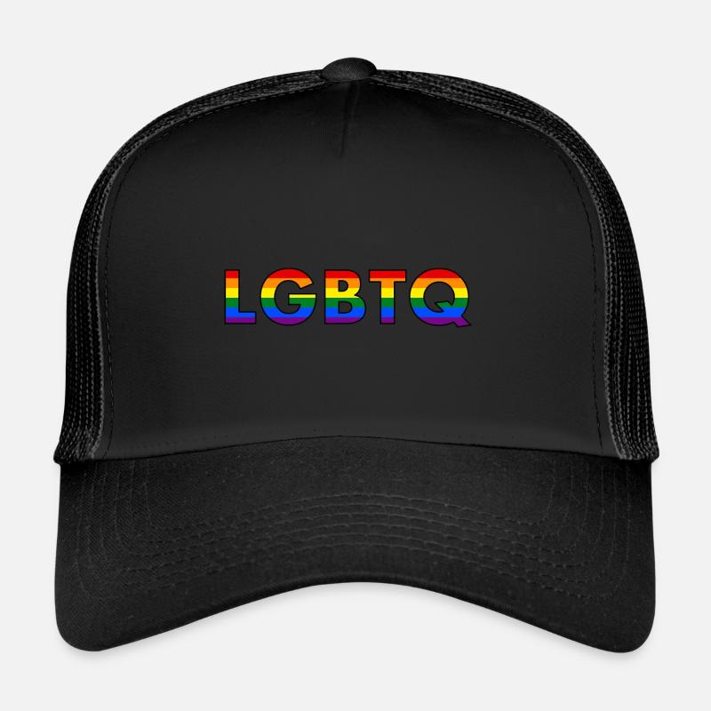 LGBTQ Rainbow Flag Trucker Cap