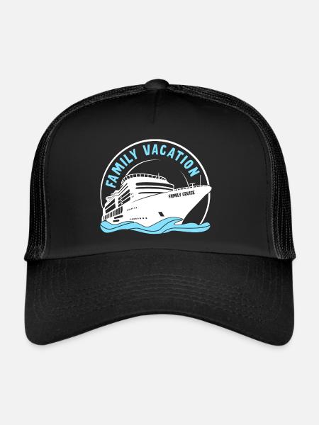 Family Cruise - Trucker Cap - black/black - Front
