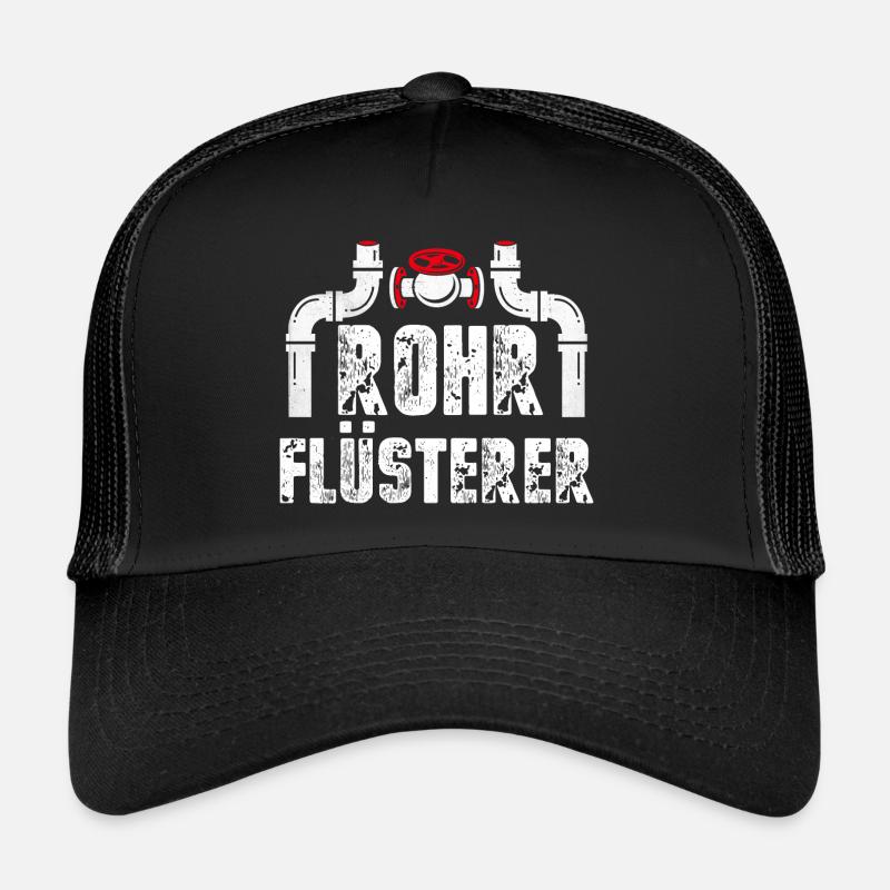 Rohr Flüsterer Lustiges Klemptner Meister Spruch Trucker Cap