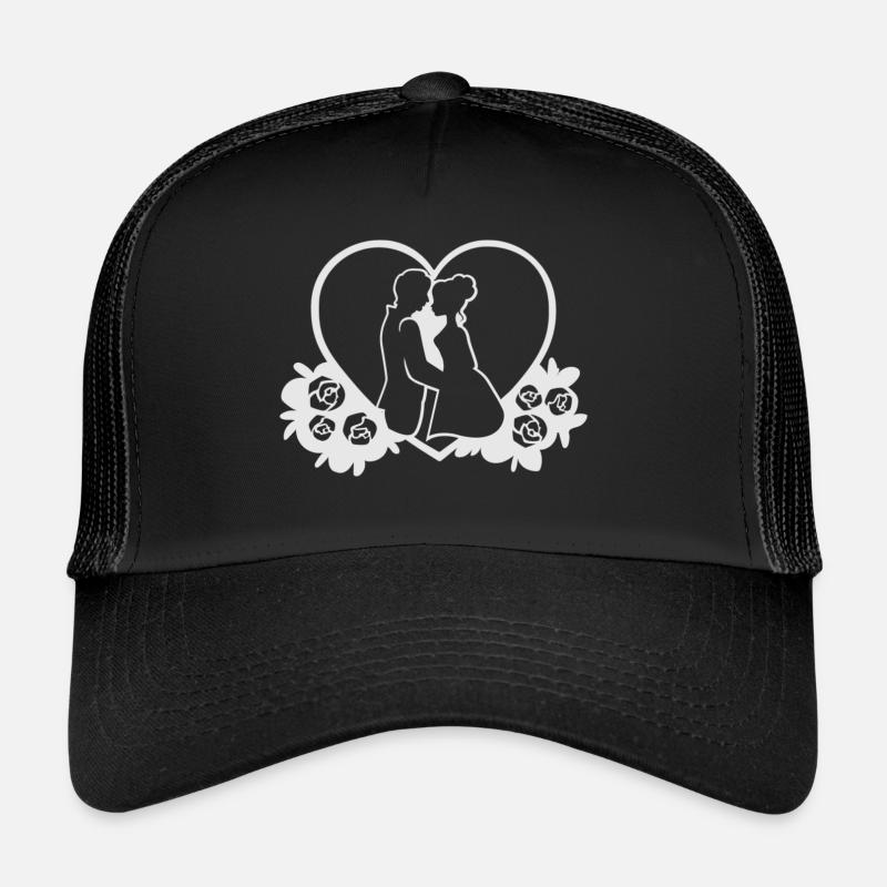 Marié et mariée Casquette trucker 