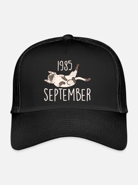 Legend September 1985 Anniversary Gift 1985 - Trucker Cap - black/black - Front