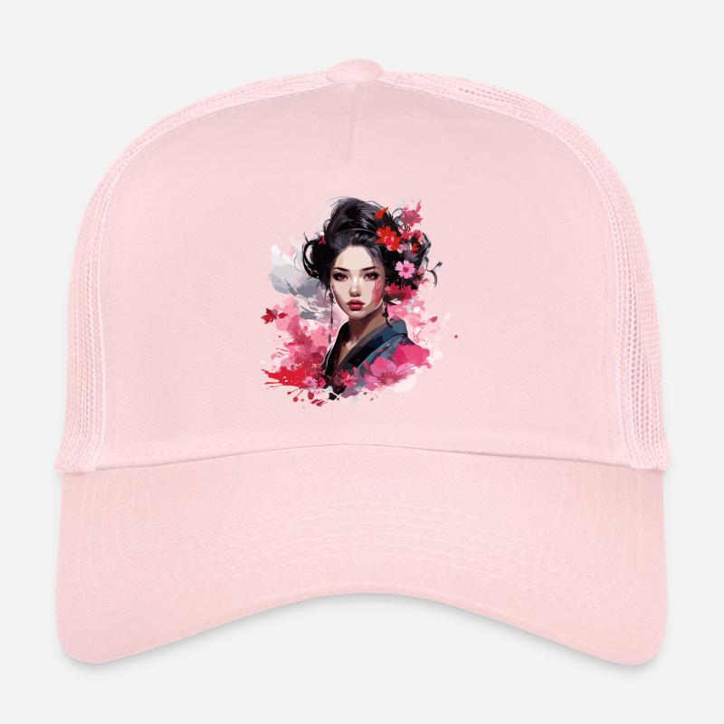 Conception de Geisha Casquette trucker 