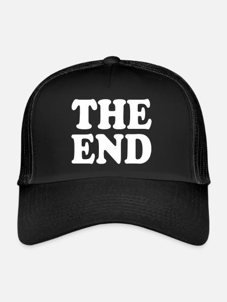 The end - Trucker Cap - black/black - Front